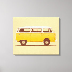 Yellow Van   Florent Bodart Leinwanddruck