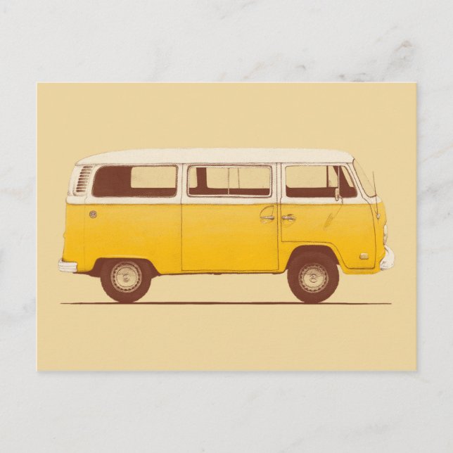Yellow Van | Florent Bodart Postkarte (Vorderseite)