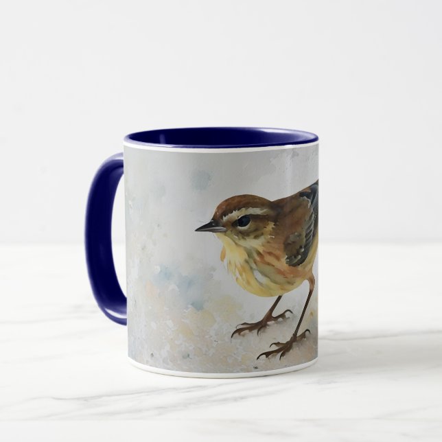 Yellow Warbler Bird Bahamas Art Tassen Cup (Vorderseite Links)