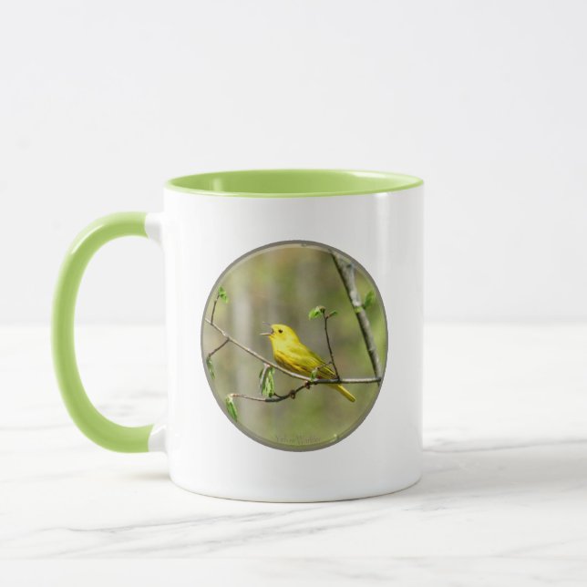 Yellow Warbler-Tasse Tasse (Links)