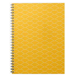 Yellow Wave Notebook Notizblock