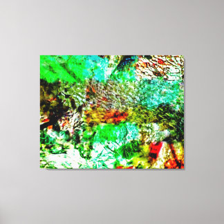 Yellow white abstract Stretched Canvas,Joy calming Leinwanddruck