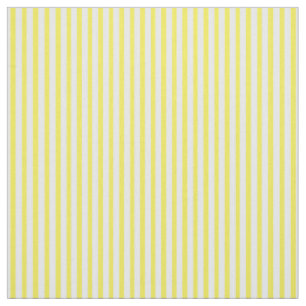 Yellow White Cabana Strip Stoff
