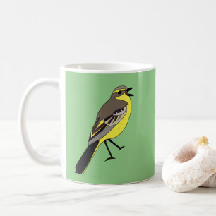Yellow Wild Bird Kaffeetasse