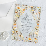 Yellow Wildblume Boho Wedding Acryleinladungen<br><div class="desc">Lassen Sie Ihre Hochzeit mit der Wärme und dem Charme der Natur verzaubern mit unseren rustikalen boho floralen Acrylhochzeit-Einladungen. Diese Einladungen Set den perfekten Ton für Ihren Tag, mit delikaten gelben Aquarellfarben Wildblumen in einem atemberaubenden Design, ergänzt durch eine elegante Textvorlage. Das Highlight? Sie können diese ganz einfach an Ihre...</div>