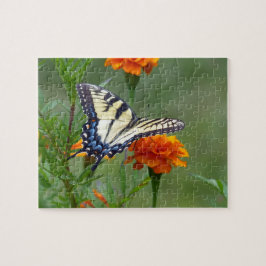 Yellow women Eastern Tiger Frack Jigsaw Puz
