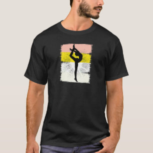Yellow Womens Gymnastics Girls Acrobatic Ac T-Shirt