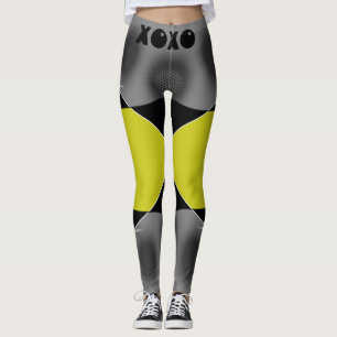 Yellow Xoxo Leggings
