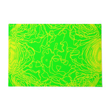 Yellow Yarn Door Mat