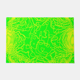 Yellow Yarn Door Mat Fußmatte