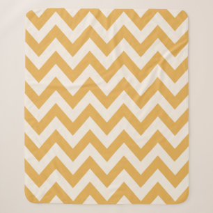 Yellow Zickzack Zigzag Muster Sherpadecke