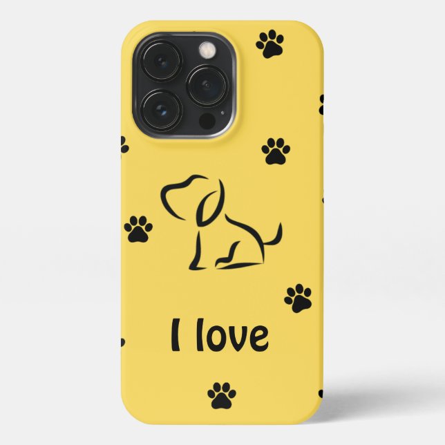 Yellowbabo-Liebe iPhone 13 Pro Hülle (Rückseite)