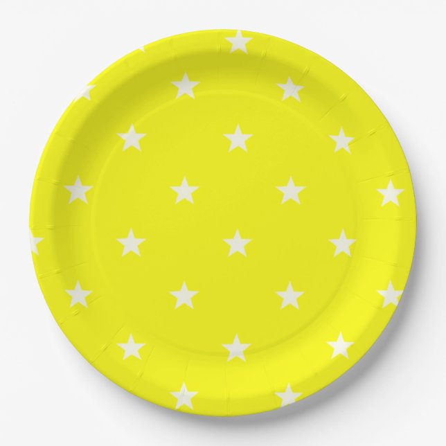 YELLOWSTARS Pappteller BEALEADER (Vorderseite)
