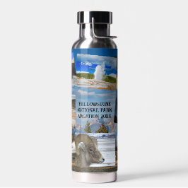 Yellowstone 9 Fotos Personalisieren Sie das Siegel Trinkflasche