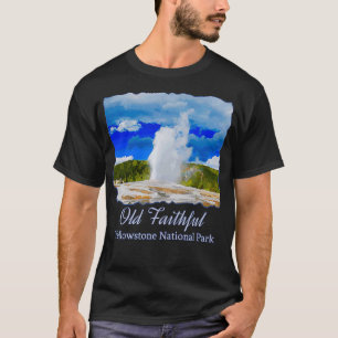 Yellowstone Alter treuer Geyser-Nationalpark T-Shirt