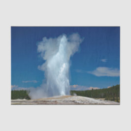 Yellowstone Altes treues Foto Seidenpapier