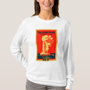 Yellowstone, altes zuverlässiges Werbungs-Plakat T-Shirt