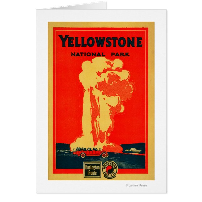 Yellowstone, Ancienne affiche publicitaire fidèle (Devant)
