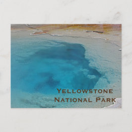 Yellowstone Atemberaubend Blue Pool Foto National  Postkarte