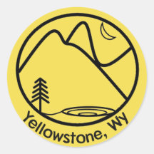 Yellowstone-Aufkleber