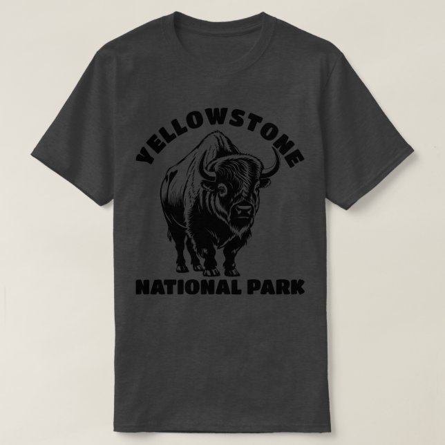 Yellowstone Bison TShirt (Design vorne)