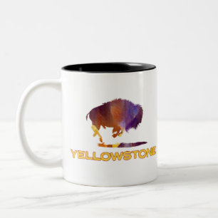 Yellowstone Bison Zweifarbige Tasse