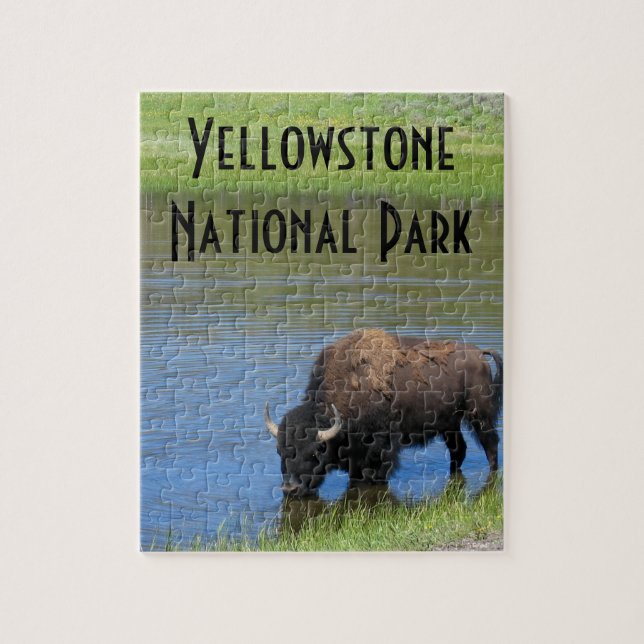 Yellowstone-Büffel-Andenken (Vertikal)