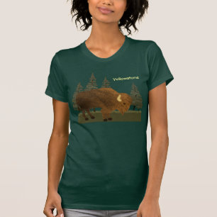 Yellowstone-Büffel T-Shirt