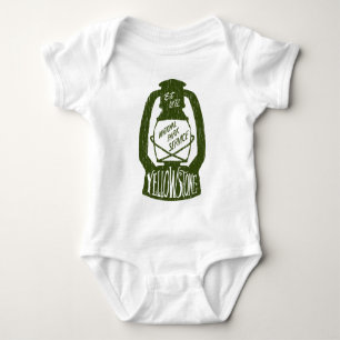 Yellowstone-Camping Baby Strampler