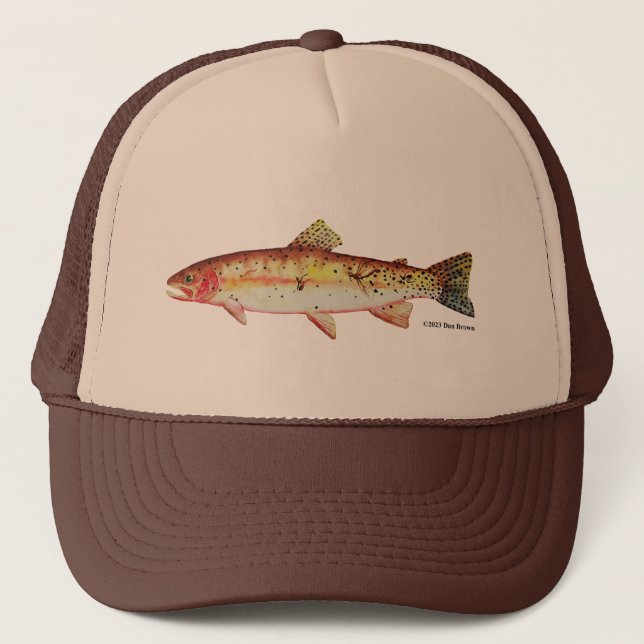 Yellowstone Cutthroat Foreut: Baseballhut Truckerkappe (Vorderseite)