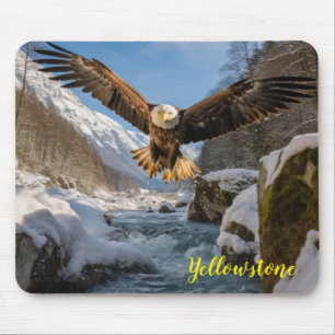 Yellowstone Eagle Mouse Pad Mousepad