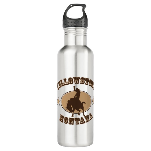 Yellowstone Edelstahlflasche (Vorderseite)
