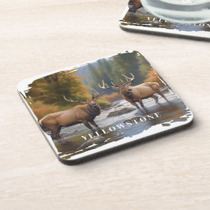 Yellowstone Elk Beverage Coaster Getränkeuntersetzer