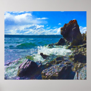 Yellowstone-Fluss Poster