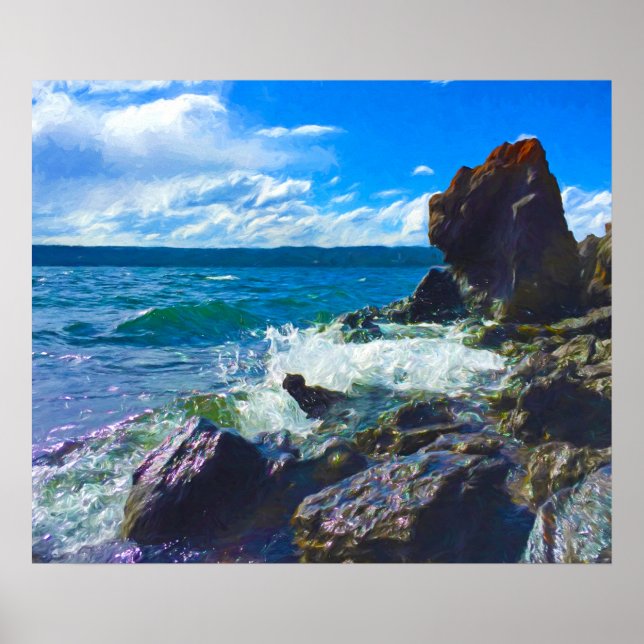 Yellowstone-Fluss Poster (Vorne)