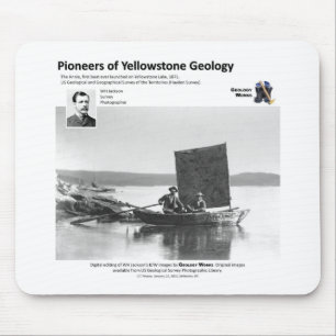 Yellowstone-Geologie geht mit Ia - erstem Boot Mousepad