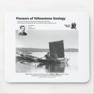 Yellowstone-Geologie geht mit Ia - erstem Boot Mousepad