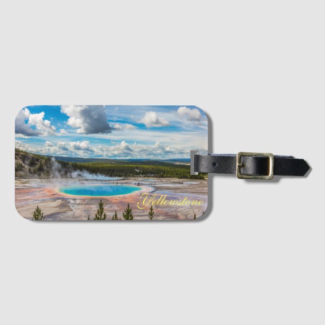 Yellowstone-Gepäck Gepäckanhänger (Vorderseite (Horizontal))