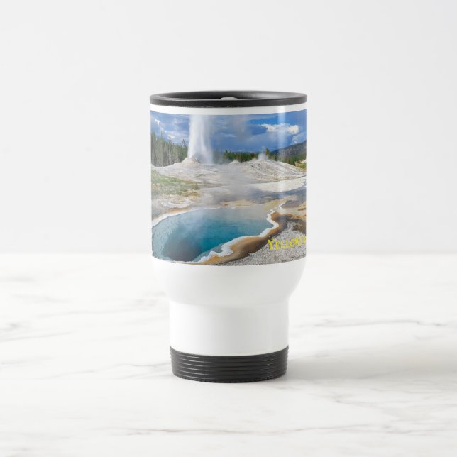 Yellowstone Geyser Travel Mug Reisebecher (Mittel)