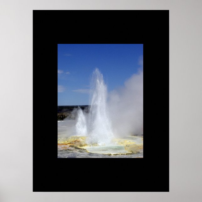 Yellowstone Geysers Poster (Vorne)