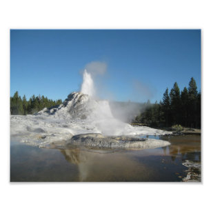 Yellowstone-Geysir Fotodruck