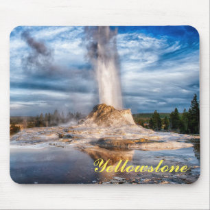 Yellowstone-Geysir-Mauspad Mousepad