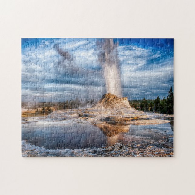 Yellowstone-Geysir-Spiel-Puzzlespiel (Horizontal)