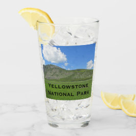 Yellowstone Green Landcape Foto Nationalpark Glas
