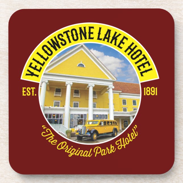 Yellowstone Hotel Untersetzer (Vorderseite)