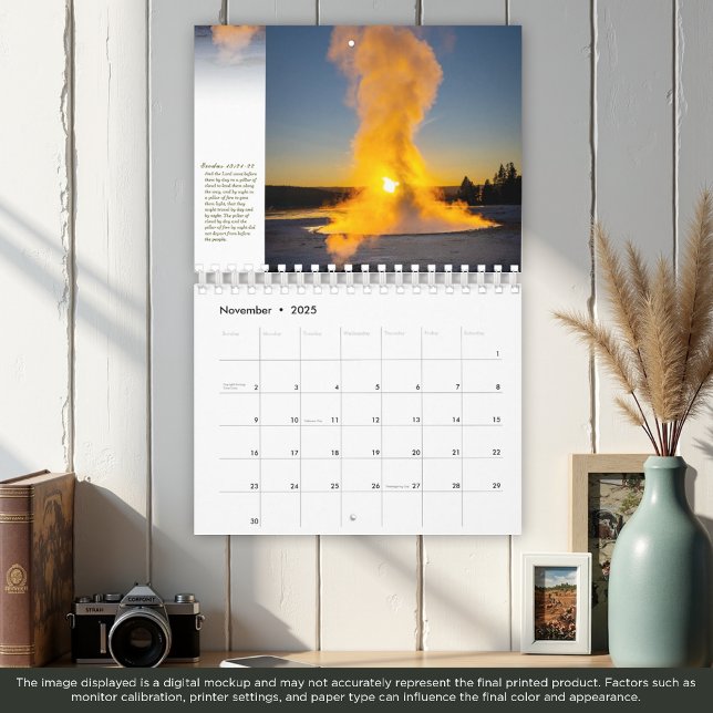 Yellowstone-Kalender 2025 mit Bibelversen Kalender (Von Creator hochgeladen)