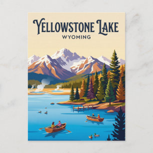 Yellowstone Lake USA Postkarte