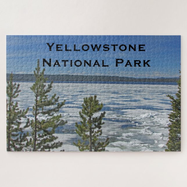 Yellowstone Landscape Foto American National Park (Horizontal)