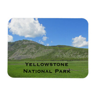 Yellowstone Landschaft Foto Nationalpark Magnet