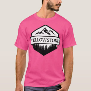 Yellowstone Montana - Berge und Bäume - Hemd 1 T-Shirt